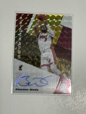 2019-20 Panini Mosaic Autographs Mosaic Dwyane Wade #AM-DWD Gold Prizm /10 (AU)