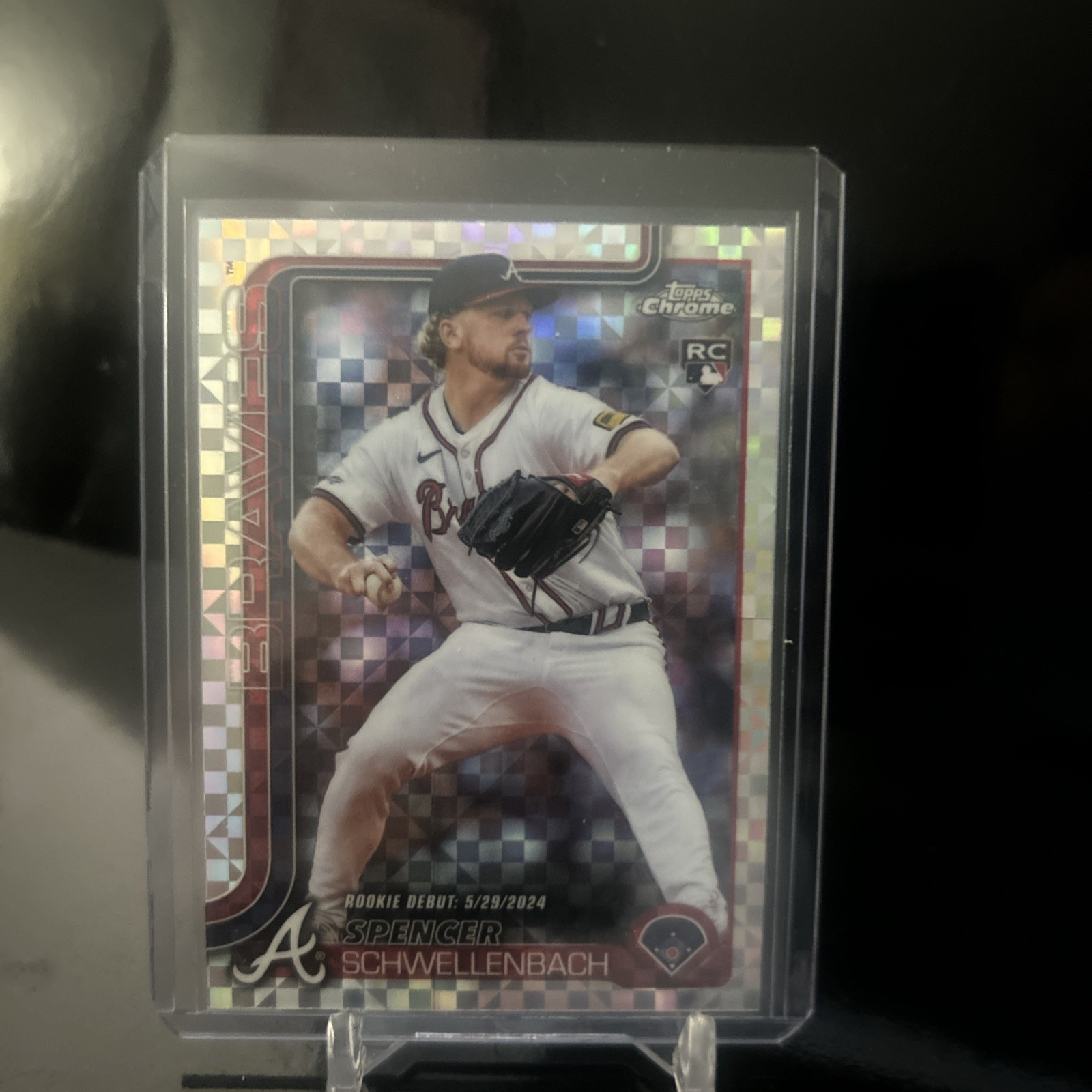 2025 Topps Chrome Update Series - Spencer Schwellenbach #USC132 X-Fractor (RC)