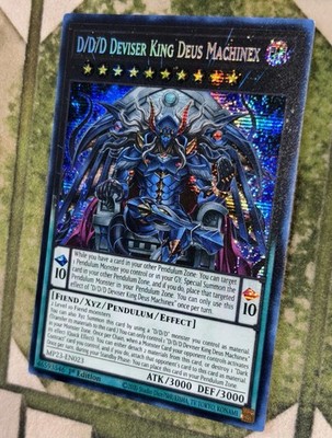 YuGiOh D/D/D DEVISER KING DEUS MACHINEX Prismatic Secret Rare MP23-EN023