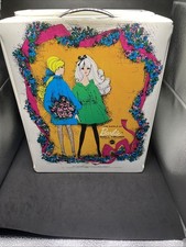 Vintage 1968 Mattel Barbie  The World of Barbie  Doll Trunk Carrying Case White