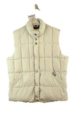 PUFFA Blue Padded Gilet size XL Womens Checked Puffer vest Casual 024223