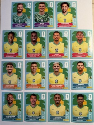 Panini FIFA World Cup 2026 WM Sticker zum Aussuchen Team Brasilien / BRA