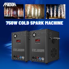 PAIDUN 2PCS 750W Cold Spark Machine Firework Stage Effect Wedding Event Show DJ