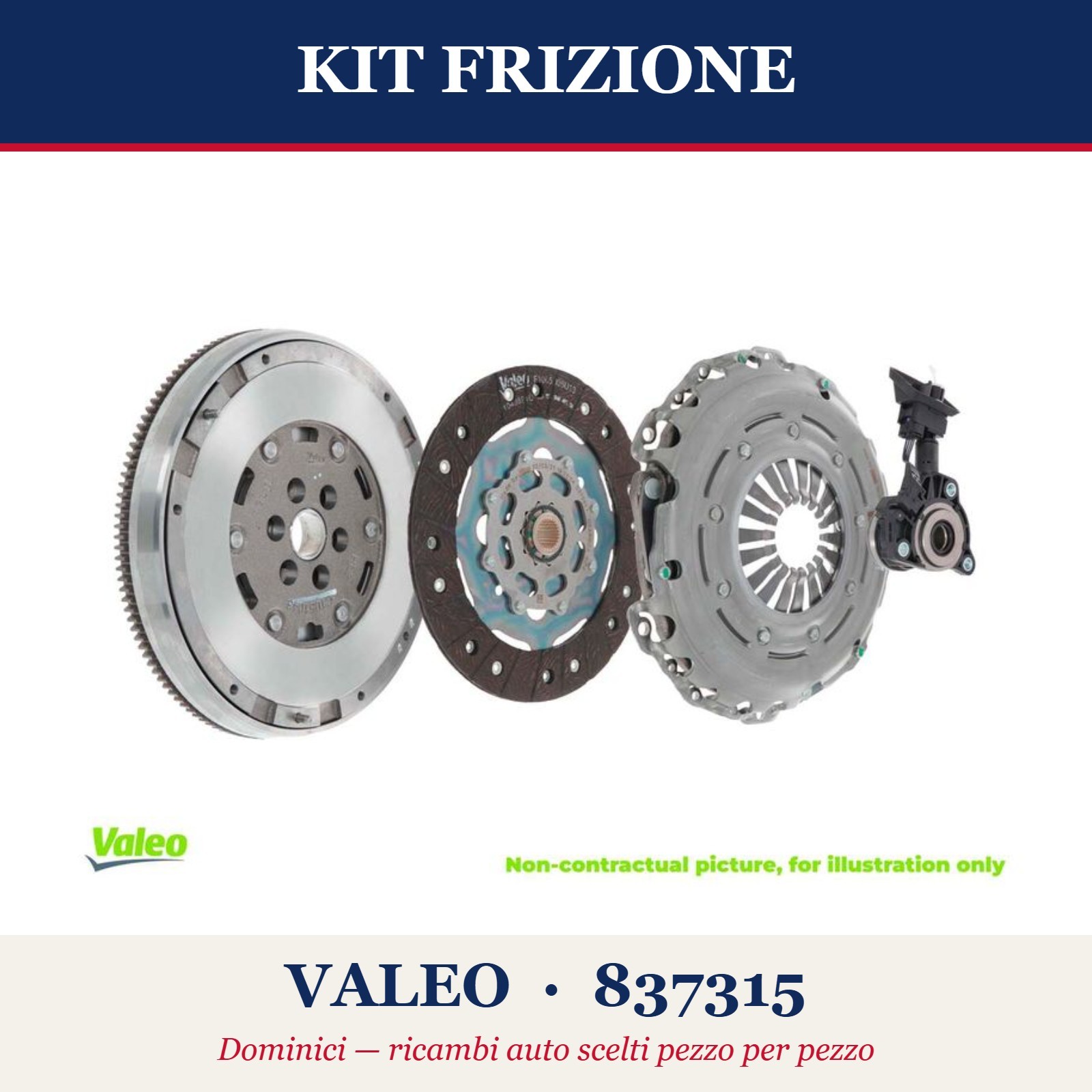Valeo Kit Frizione 837315 - Immagine 4