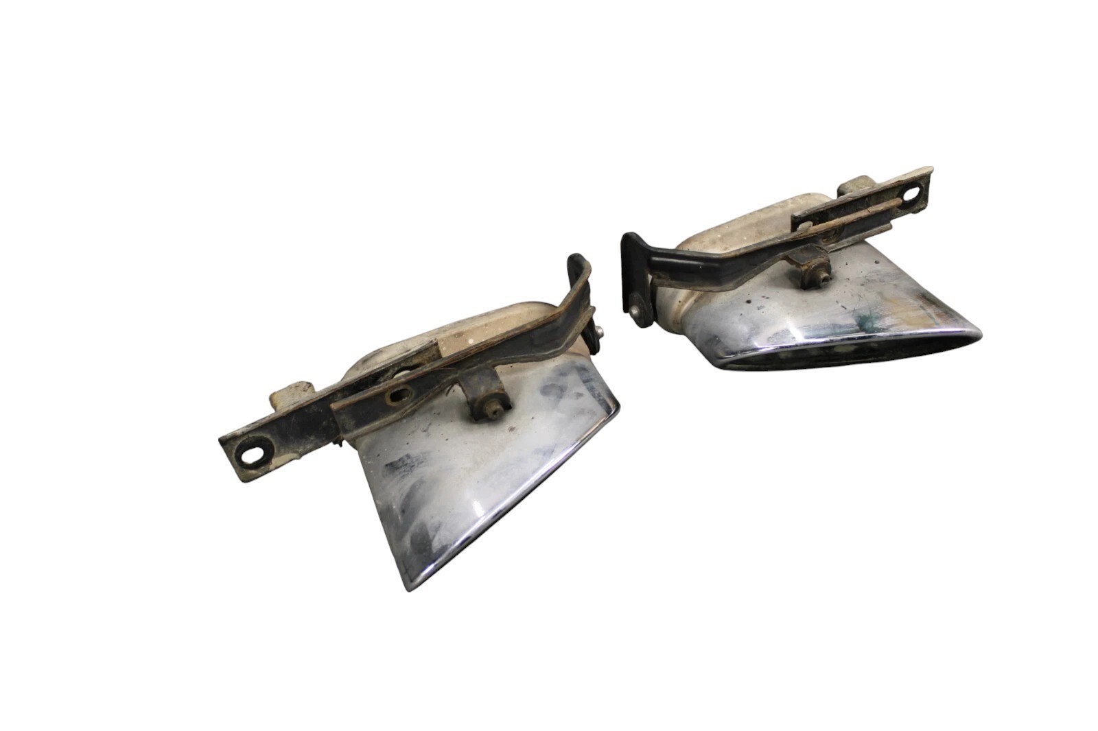 06-12 Bentley Continental Left & Right Side Exhaust Tip Muffler 3W0253681D OEM