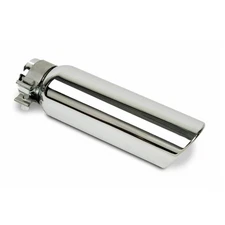 Go Rhino GRT25414 Chrome Finish Direct Clamp-on Stainless Steel Exhaust Tip