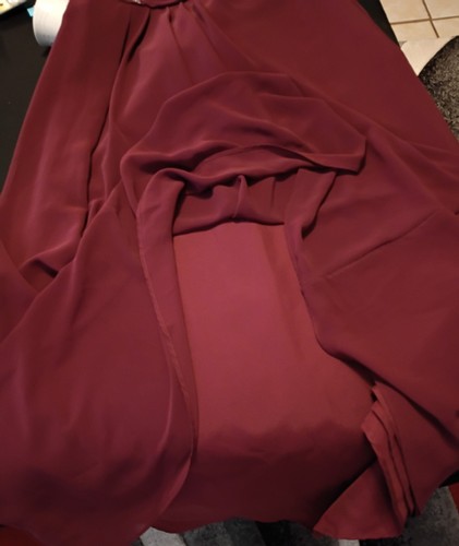 Alfred Angelo Mother of the Bride Off The Shoulder Mahogany Full Length Dress 18 - Picture 7 of 10