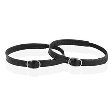 Bremorou 2 Pcs Replacement Ankle Straps for Heels 13.3 x 0.39 Inch, Black