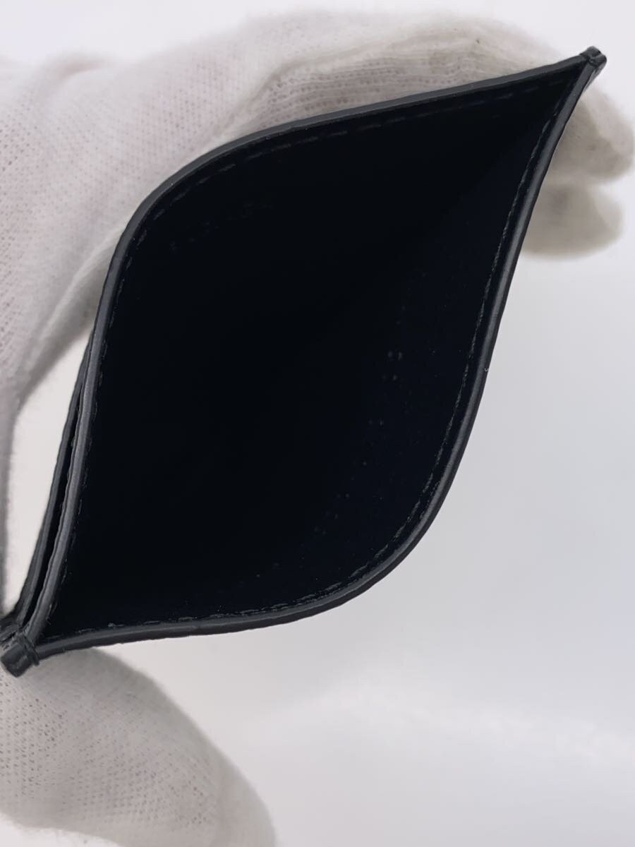 BALENCIAGA Card Case Leather Black Men's Reverse Logo thumbnail 4