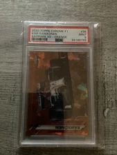 2020 Topps Chrome Sapphire F1 Kimi Raikkonen Orange /25 #35 PSA 9