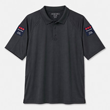 National Patrol Security Polo 2XL Black Polyester Knit Securitas Logos