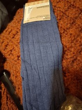 NWT BRIONI 70 CASHMERE 30 SILK SOCKS 250 21 IN X 2.75