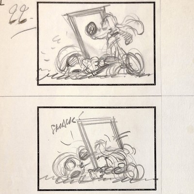 Boule & Bill - Original Storyboard Artwork by Jean Roba (1975) + CERTIFICATE