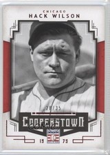 2015 Panini Cooperstown Red 28/35 Hack Wilson #44 HOF 2r5