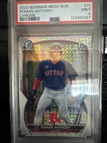 2023 Bowman Mega Box Roman Anthony Chrome Mojo #71 PSA 9 Red Sox Future Star