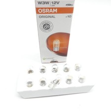 10x W3W OSRAM Original-Line Halogen Signal Innenraum Beleuchtung Lampe 12V 3W