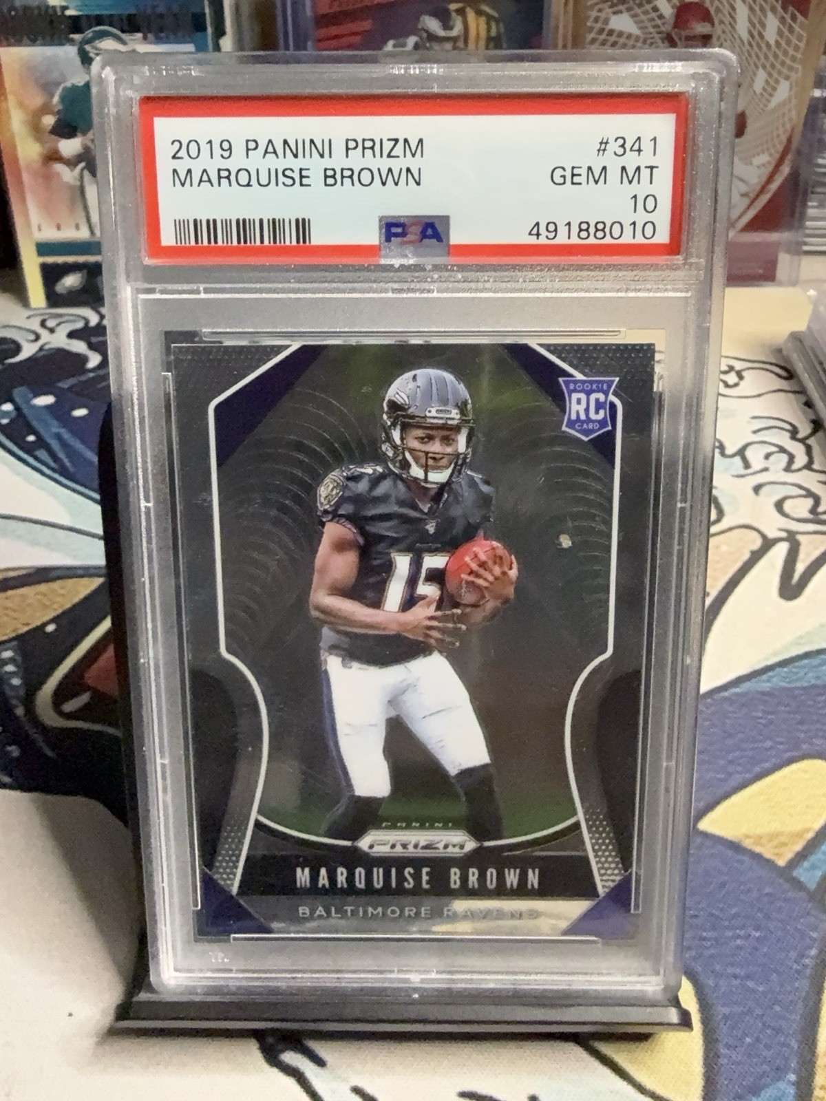 2019 Panini Prizm - Rookies Marquise Brown #341 (RC)