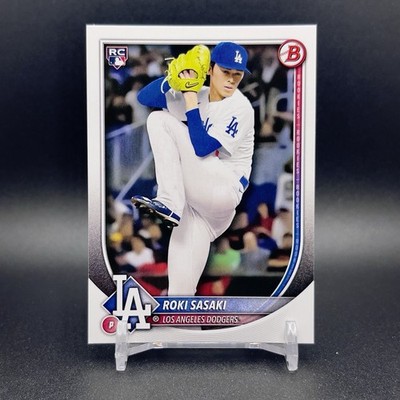 Roki Sasaki RC 2025 Bowman #12 Los Angeles Dodgers