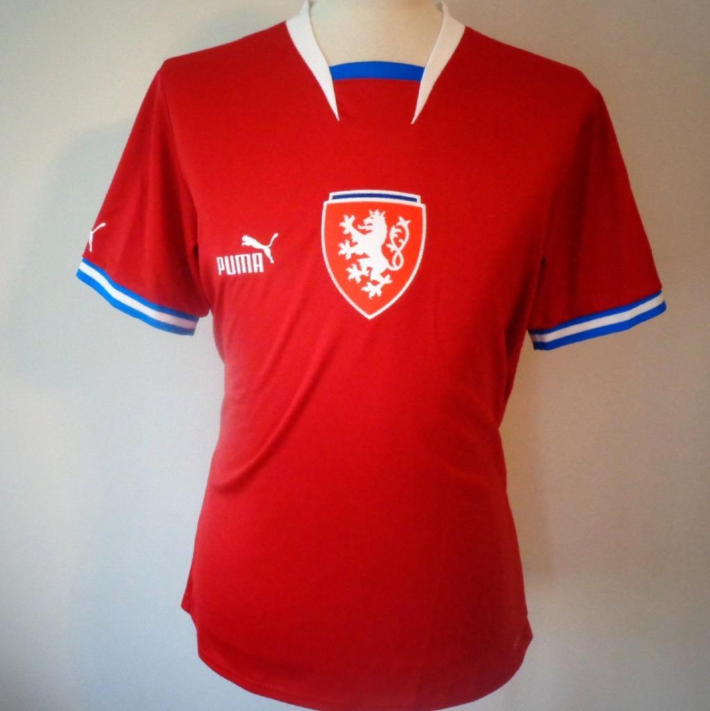Tschechien Puma Heim Fußballtrikot 2022-23 Neu Herren Jersey Ceska BNIB BNWT