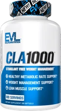 Evlution Nutrition CLA 1000 - Stimulant Free Weight Loss - 90 or 180 Servings