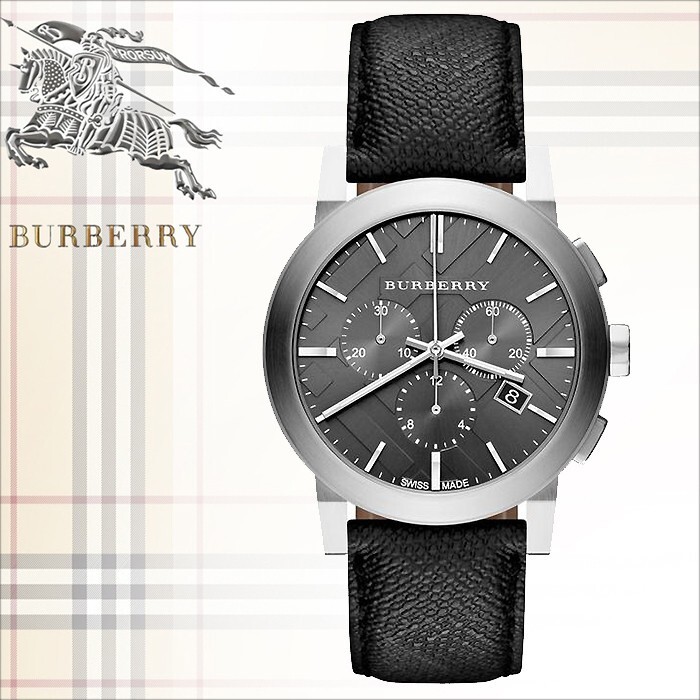 Montre Homme Burberry montre suisse chronographe idéale pour le bureau et les soirées