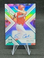 2018 Panini Elite Extra Edition Auto Eric Cole #166 Auto