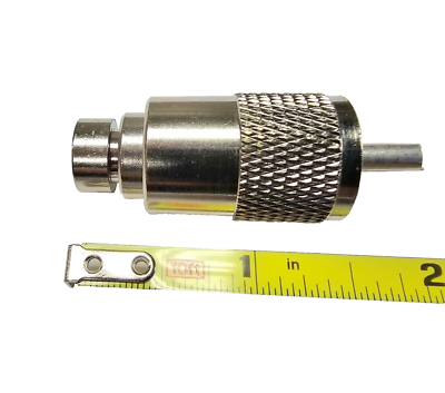 Connettore Pro Trucker PL-259 Per Cavo Coassiale RG8U – Adattabile Per RG58 E Mini 8