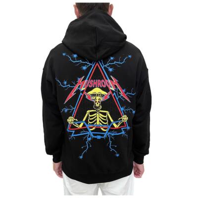 Mushroom Brand Hoodie MUSH METAL Hoodie black