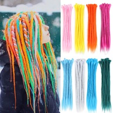 50cm Reggae Dreadlocks SE Dreads Punk Locs Kunsthaar Zöpfe Haarverlängerungen