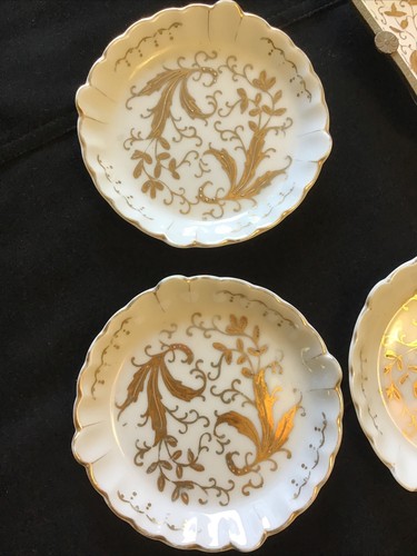Set Of 5 Pc Vintage Lenwile Ardalt China Hand Painted - Picture 4 of 9