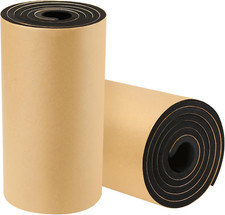 2 Pack High Density Self-Adhesive Sound Insulation Acoustic Closed Cell Foam, 0.
