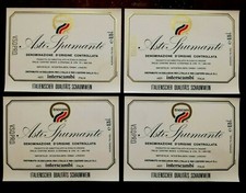 10164-ETICHETTE VINO-LIQUORI, ASTI SPUMANTE, CANTINE BOSIO S.STEFANO (CN) ITALIA