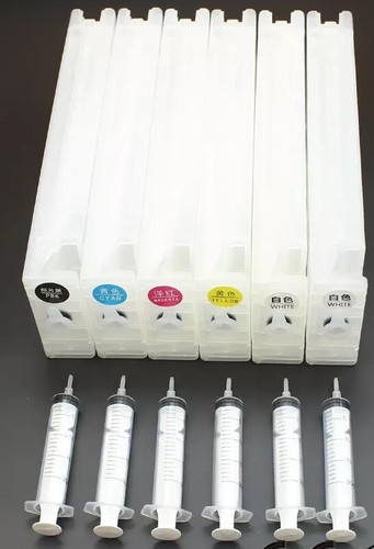 Epson F2000 F2100 Refillable Ink cartridges w/ chip (700ml) Cartouches d’encre. - 第 1/3 張圖片