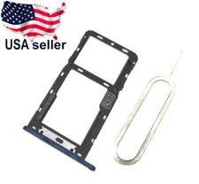 OEM Single SIM Card Tray Slot MicroSD Holder For Motorola Moto G7 Power XT1955