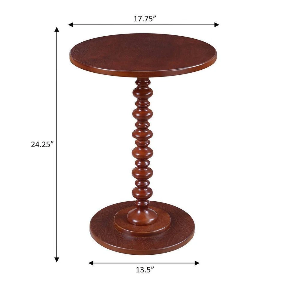 Convenience Concepts Spindle End Table 24.25" H X 17.75" W, Wood Frame Material - Image 3 of 4