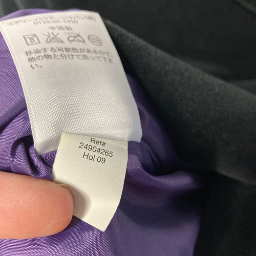 Eddie Bauer Blazer Womens 8 Black Velvet Purple Lined Whimsigoth Fairygrunge EUC - Picture 13 of 14