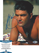 ANTONIO BANDERAS SIGNED DESPERADO 8x10 PHOTO 2 THE MASK OF ZORRO BECKETT COA BAS