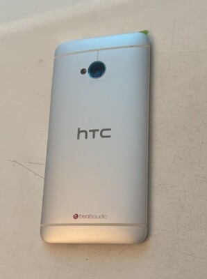 Original HTC ONE M7 Back Cover Gehäuse Akku Deckel Schale Kamera Linse Silver