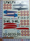 DECALS 1/48 REPUBLIC F-84G THUNDERJET Air Force - CARPENA DCC482