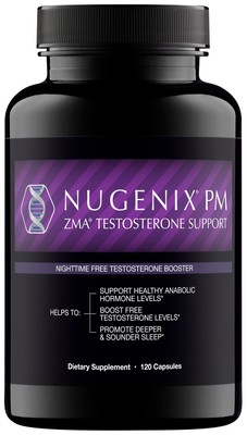 Nugenix PM ZMA - Nighttime Free Testosterone Booster and Sleep Support 120 Count