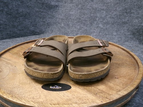Sandalias Birkenstock Para Mujer Yao Balance Mocha Marrón Birkibuc Talla 40 EE. UU. 9 Estrechas - Imagen 2 de 9