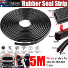 <!--F#f_0-->5M Black Edge Seal Trim U Shape Cars Door Rubber Protect Edges Mould Metal Clip<!--F/-->