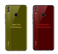 2X Schutzfolie FüR Honor View 10 Lite RüCkseite Inkl. Rundung Flex Folie Dipos
