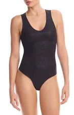 Commando L4246 Black Mamba Thong Bodysuit Women's Size S