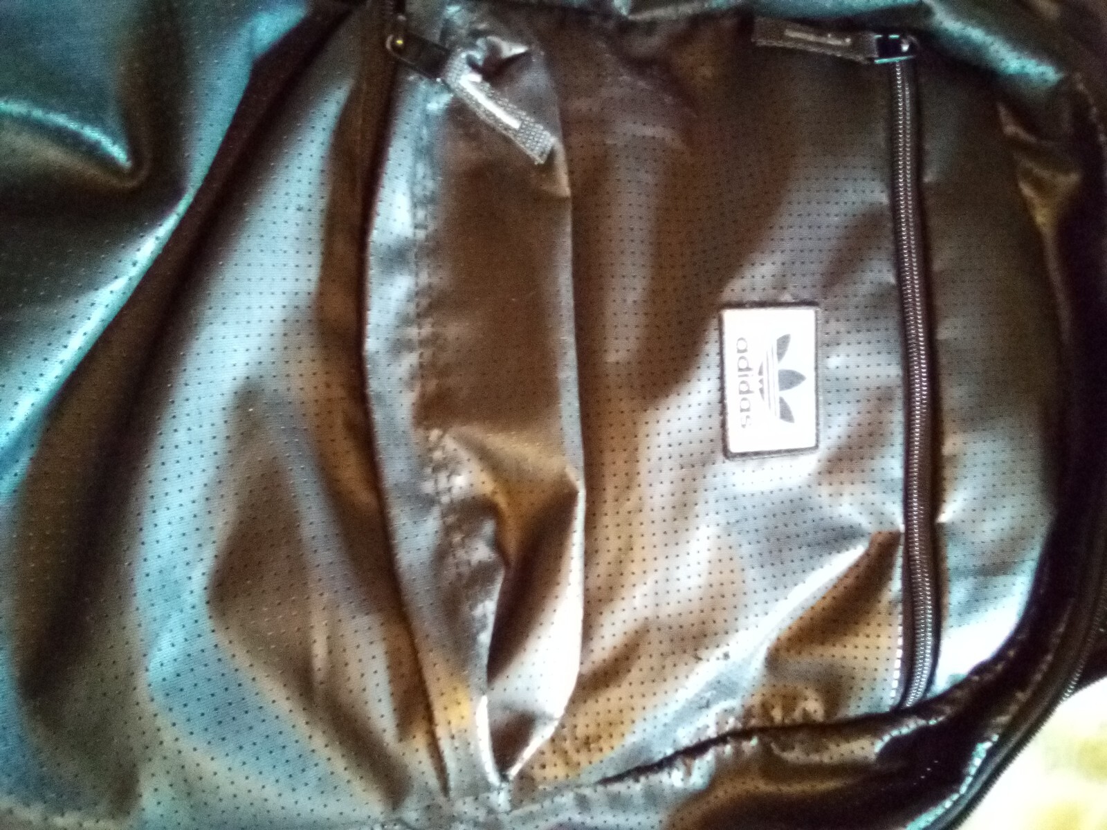 Adidas Black Polyester regular size Backpack used… - image 2