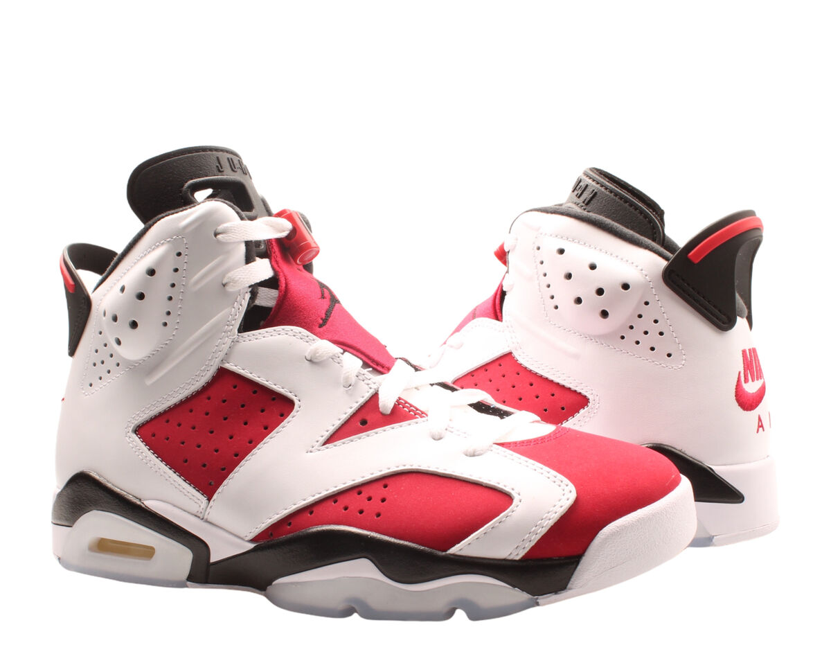 Nike Air Jordan 6 Retro White/Carmine-Black Men's Basketball Nike Air Jordan 6 Retro White/Carmine-Black Men's Basketball