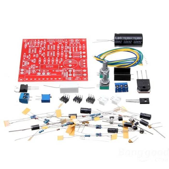 0-30V 2mA-3A Adjustable DC Regulated Power Supply DIY Kit Short w/ Protection - Image 2 of 3