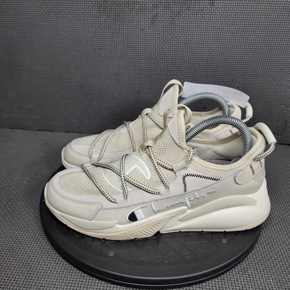 Champion XG GO Zapatos Juveniles Talla 6 Beige Entrenadores Atléticos Tenis Foto 3 de 4