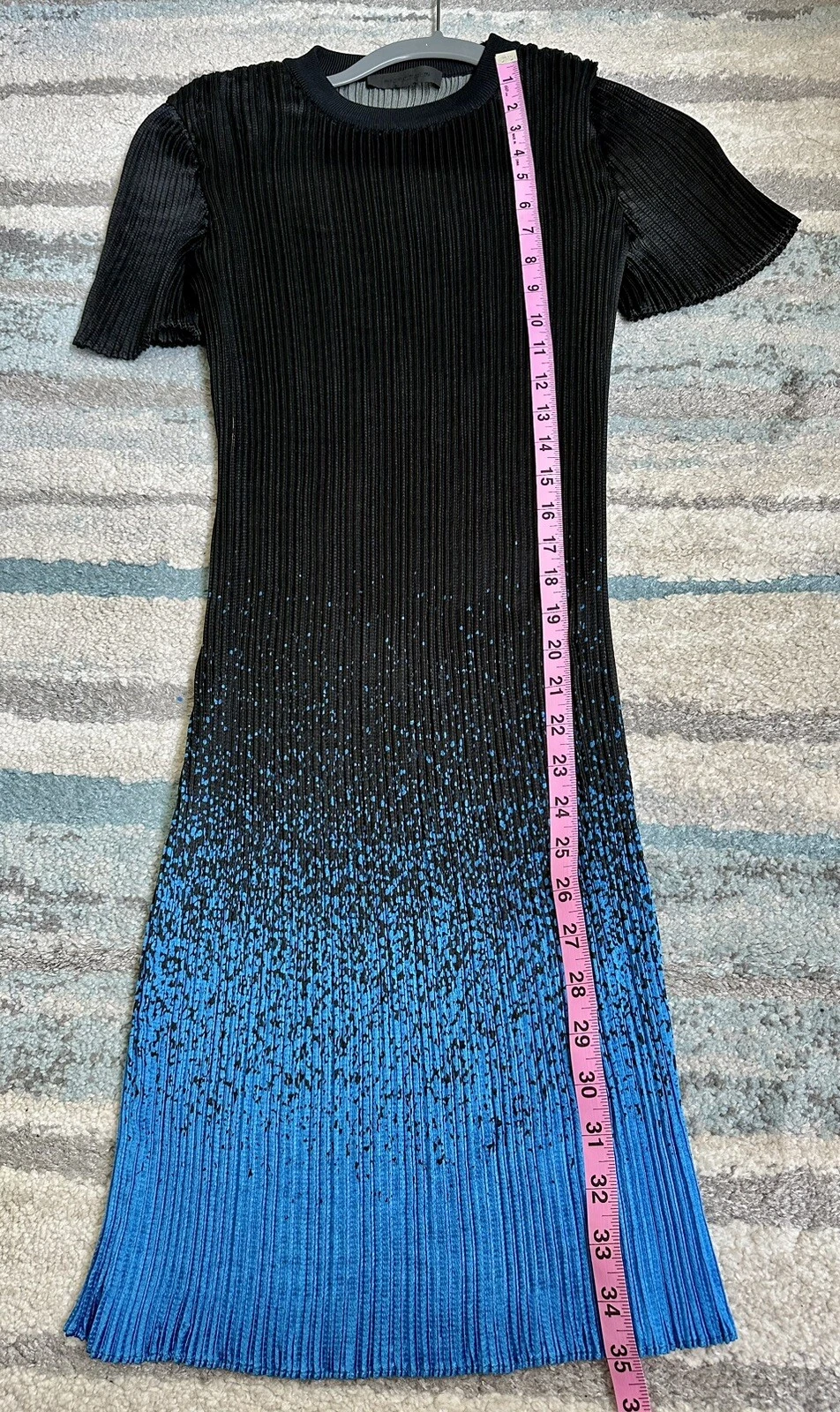 Abito plissettato Alexander Wang Ombre taglia piccolo