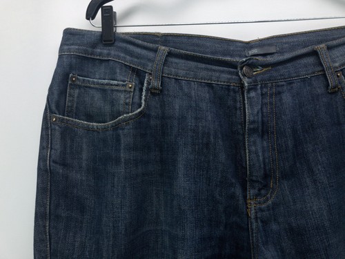 BDG Blue Jeans Straight Cut Relaxed Fit Denim Jeans Mens 38x32 Raw Cuffs - Picture 3 of 8